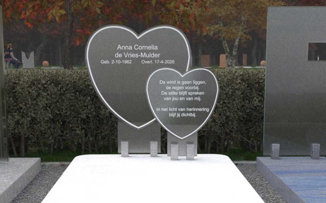 Tekst voor grafsteen partner – voorbeeld grafmonument 1