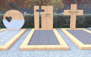 Grafmonument Scheerwolde eikenhout